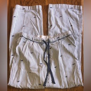 Hollister Striped Sleep Pants. Women's Size Small.